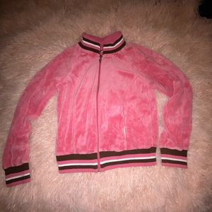 Self-esteem pink jacket. Size large, fits small.